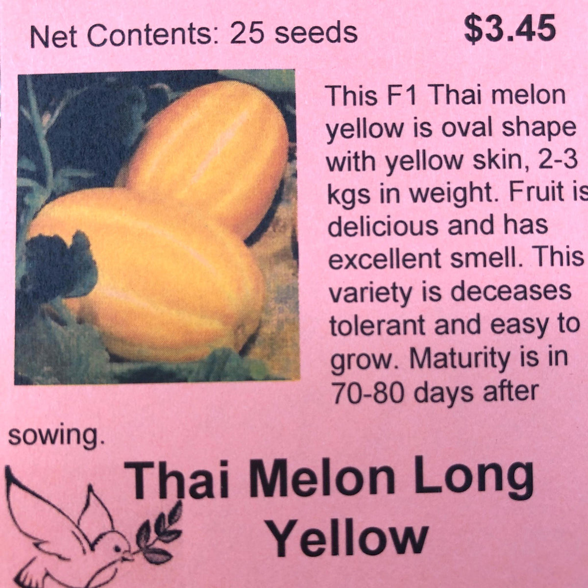 Melon, Thai Long Yellow Asagi Hatchery