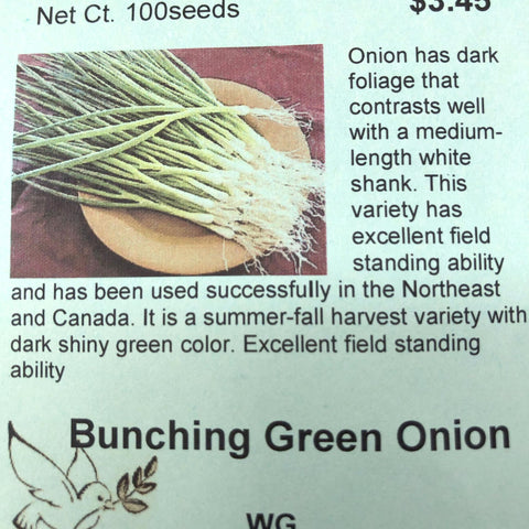 Bunching Green Onion