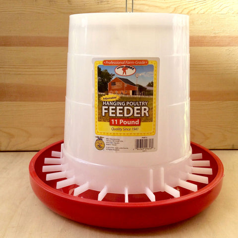 Plastic Hanging Feeder - holds 22lbs