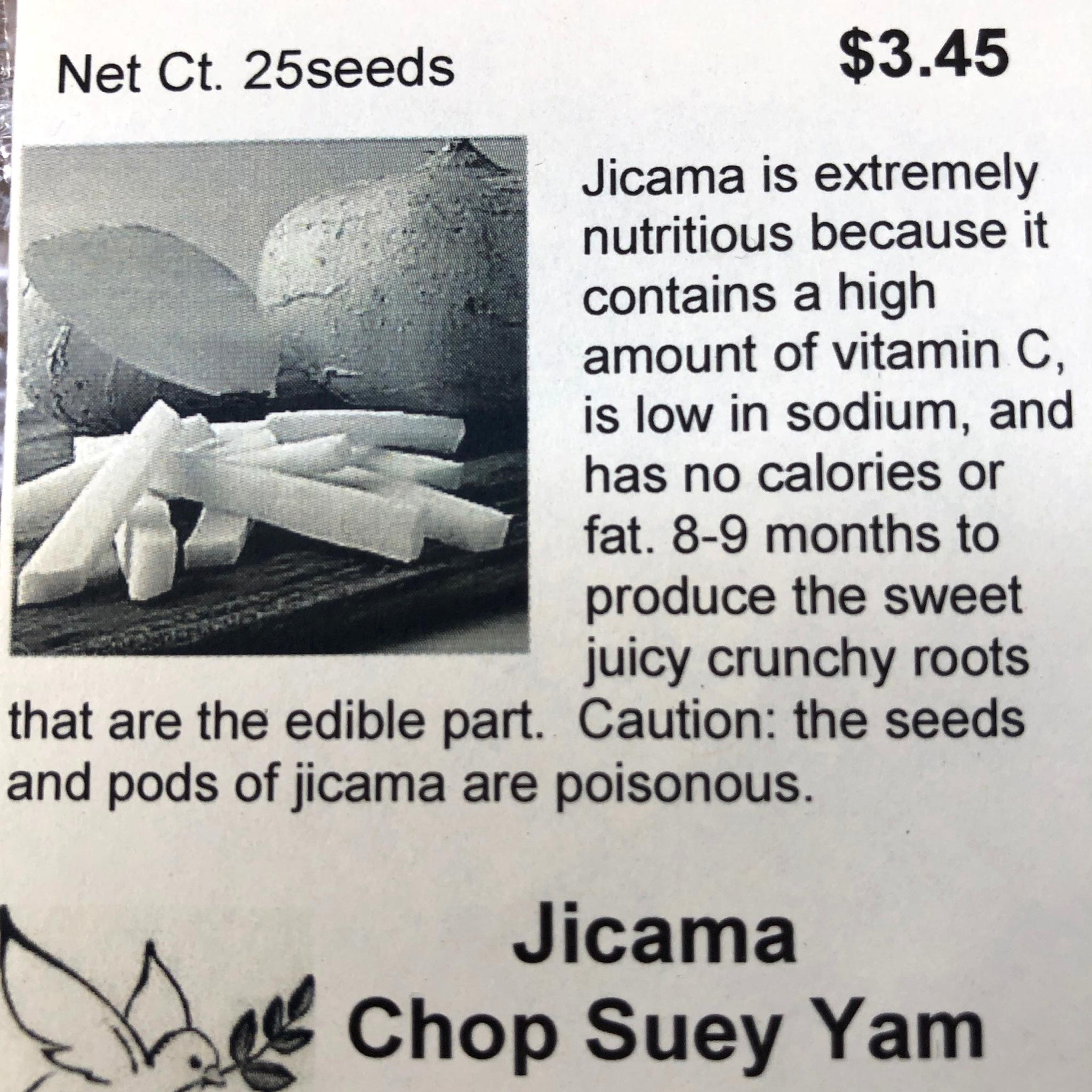 Jicama, Chop Suey Yam