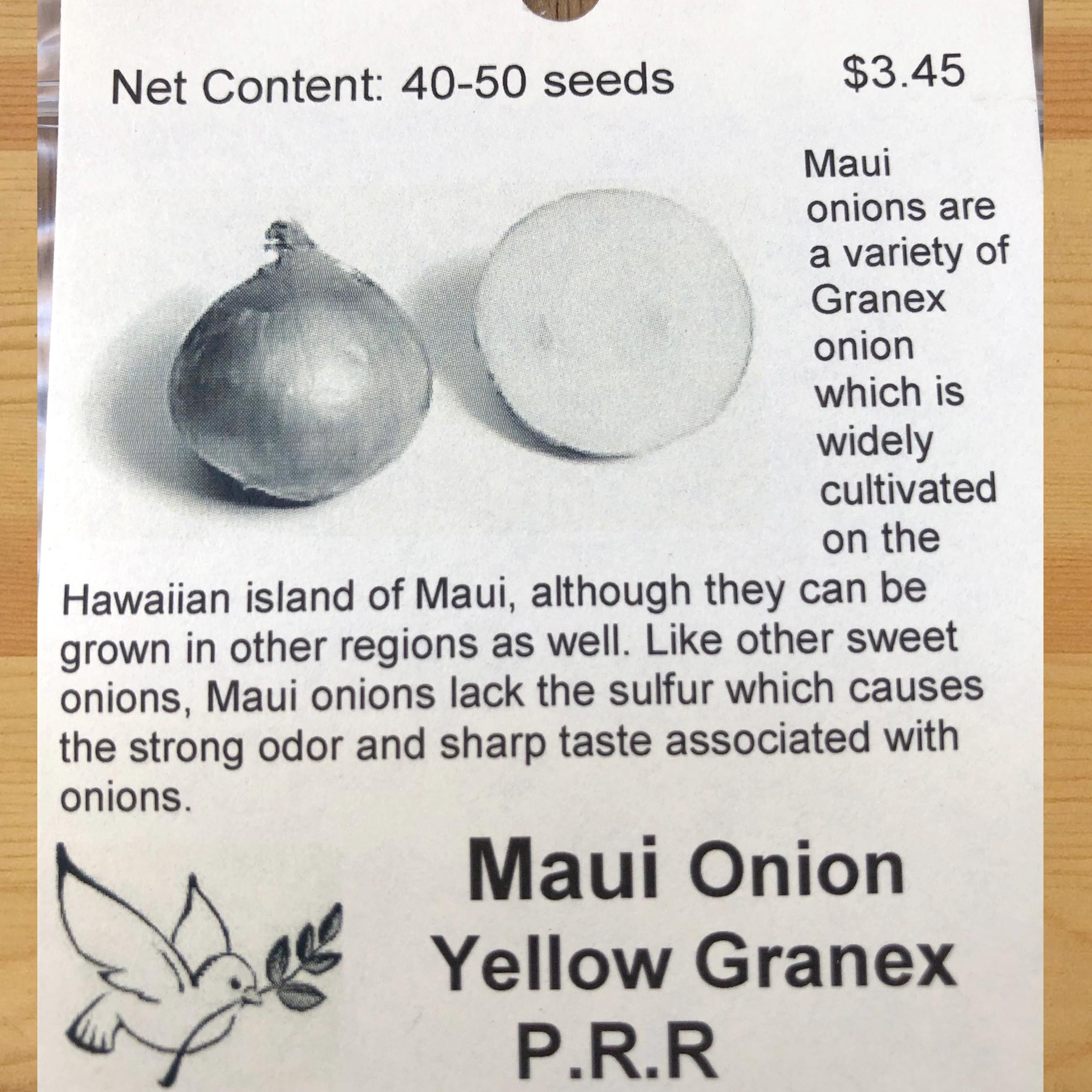Onion, Maui, Yellow Granex