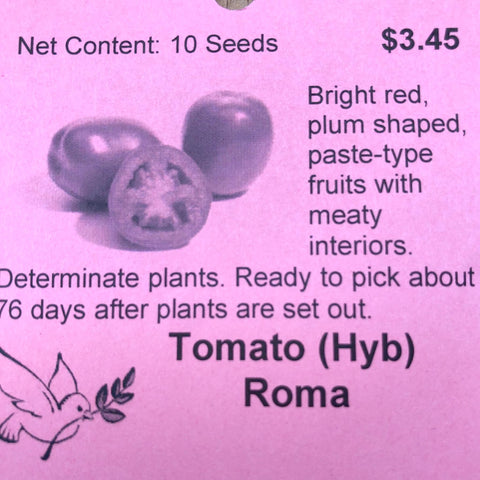 Tomato, Hyb Roma