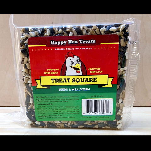 Treat Square: Seeds and Mealworm